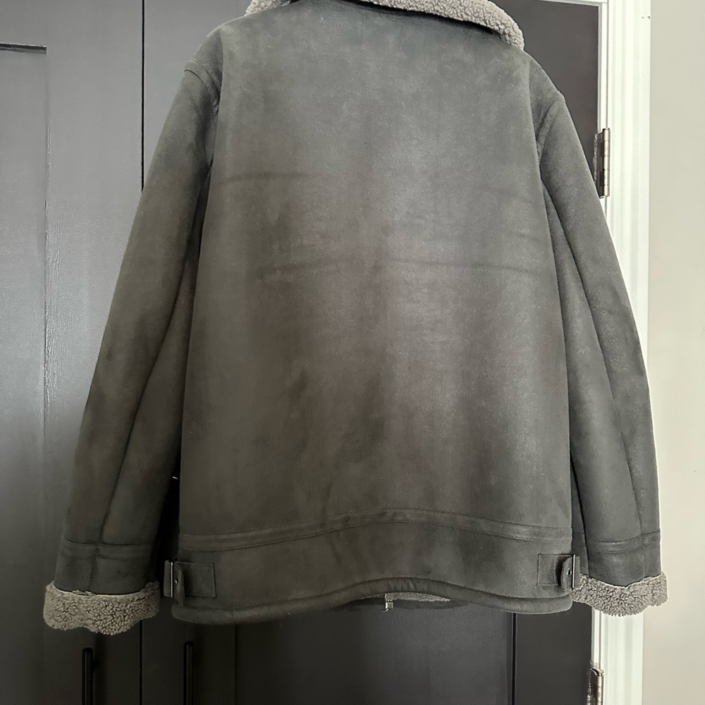 Men’s Topman Shearling winter coat size L
